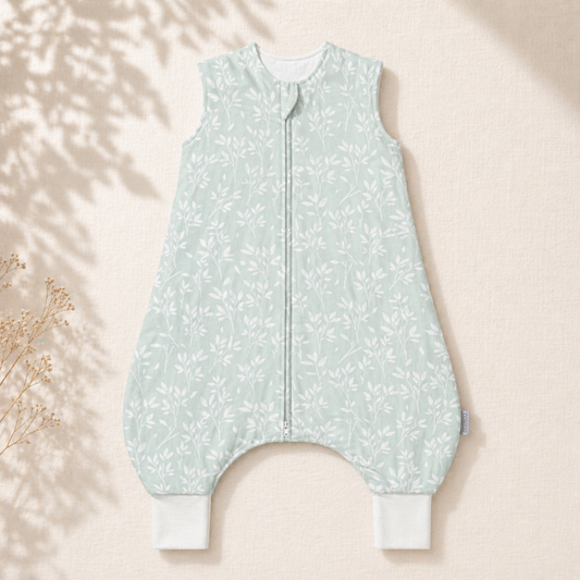 Gigoteuse été légère en coton vert sauge