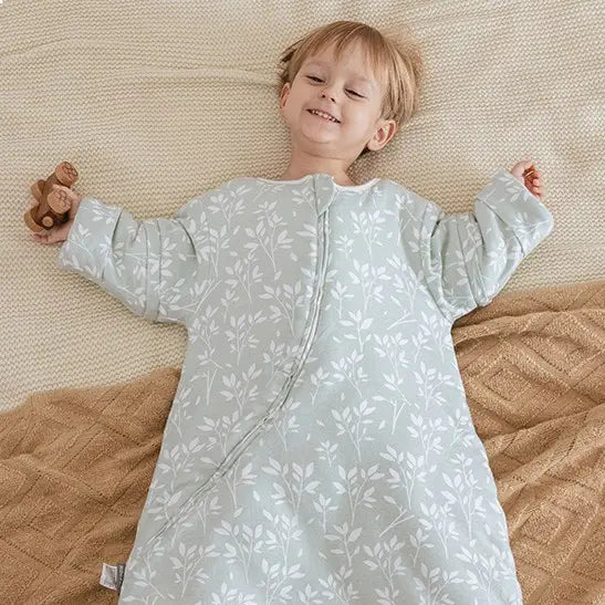 Gigoteuse hiver bébé TOG motif végétal