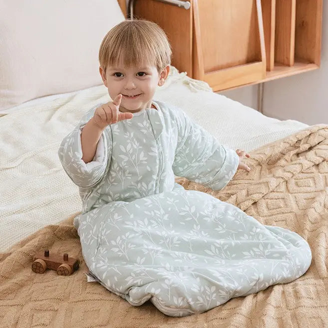 Gigoteuse hiver bébé TOG motif végétal