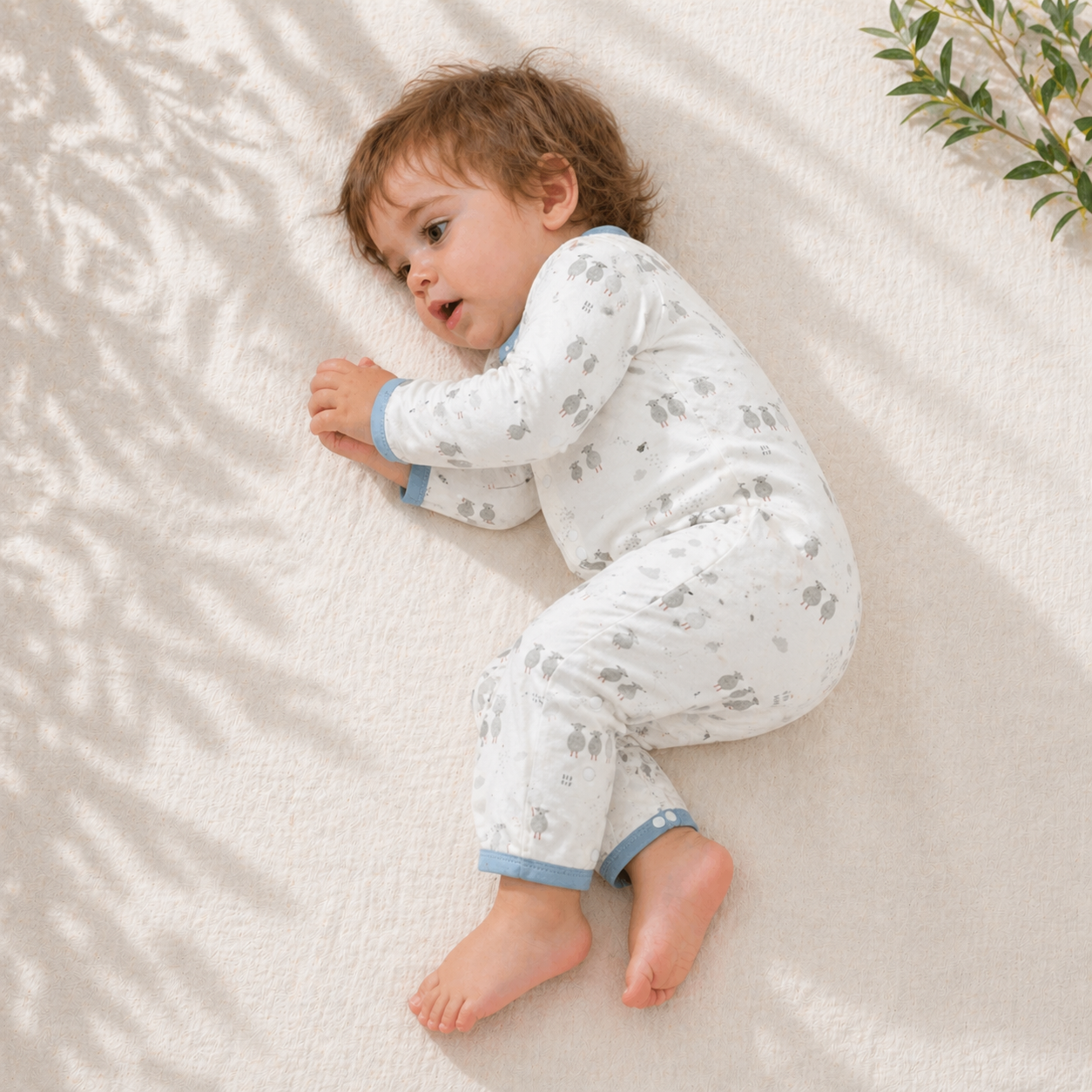 Gigoteuse à pied bébé manches longues 4 saisons