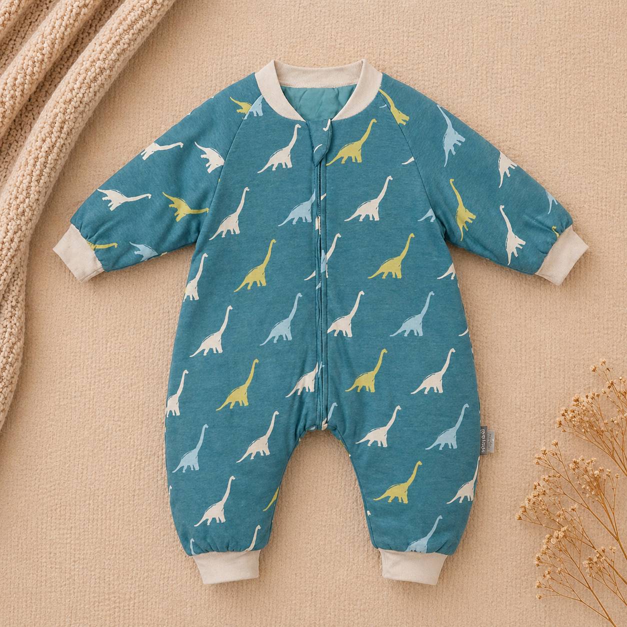 Gigoteuse avec Pieds Motif Dinosaure