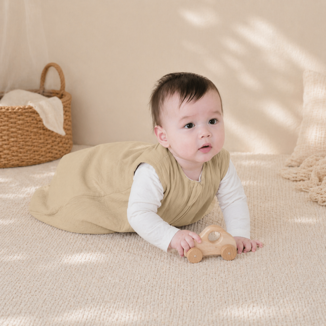 Gigoteuse été douce beige sable