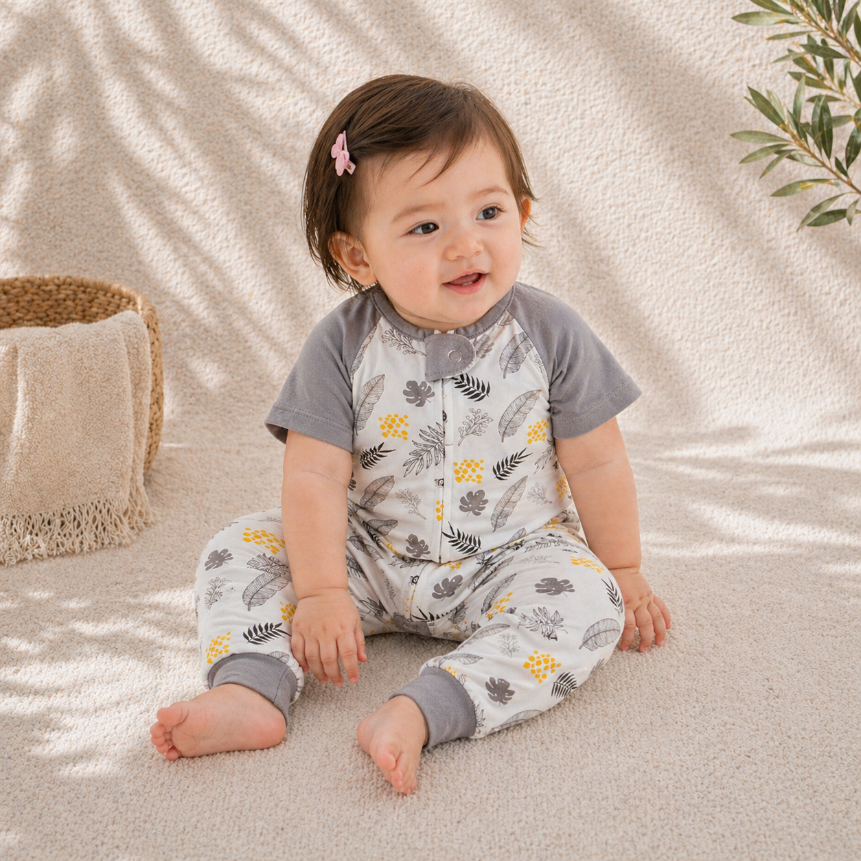 Turbulette à pied bébé pour soirées d’été
