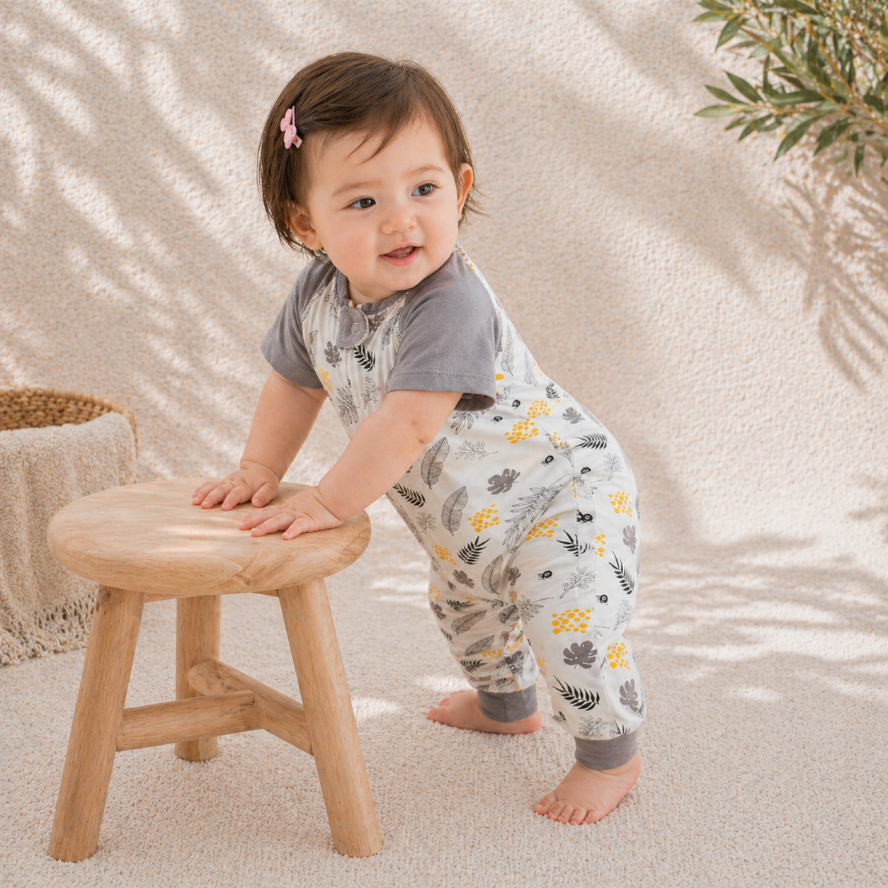Turbulette à pied bébé pour soirées d’été