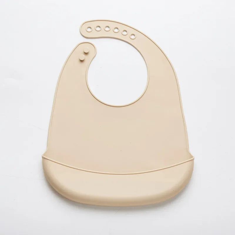 Bavoir souple imperméable ajustable pour bébé