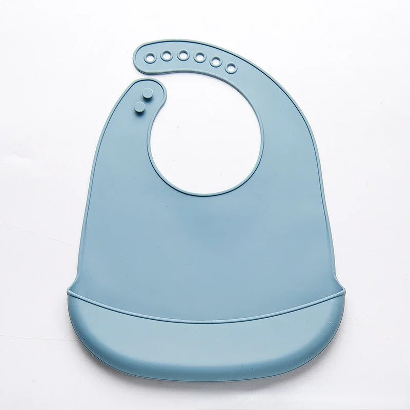 Bavoir souple imperméable ajustable pour bébé