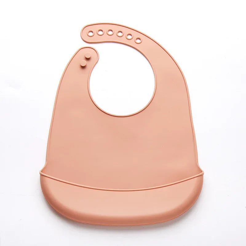 Bavoir souple imperméable ajustable pour bébé